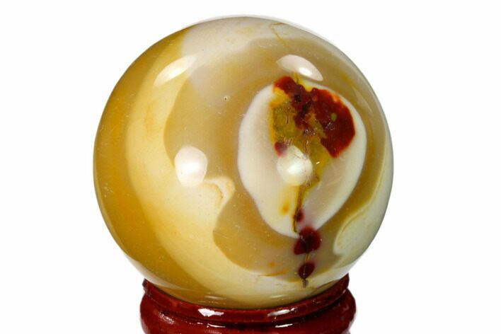 Polished Mookaite Jasper Sphere - Australia #150258